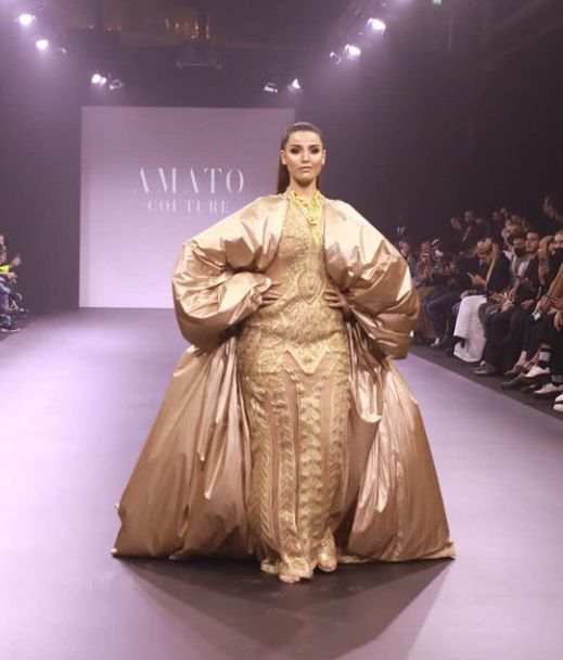 Hareem Farooq’s Appearance As Show Stopper For Amato Couture Brings Out Severe Criticism