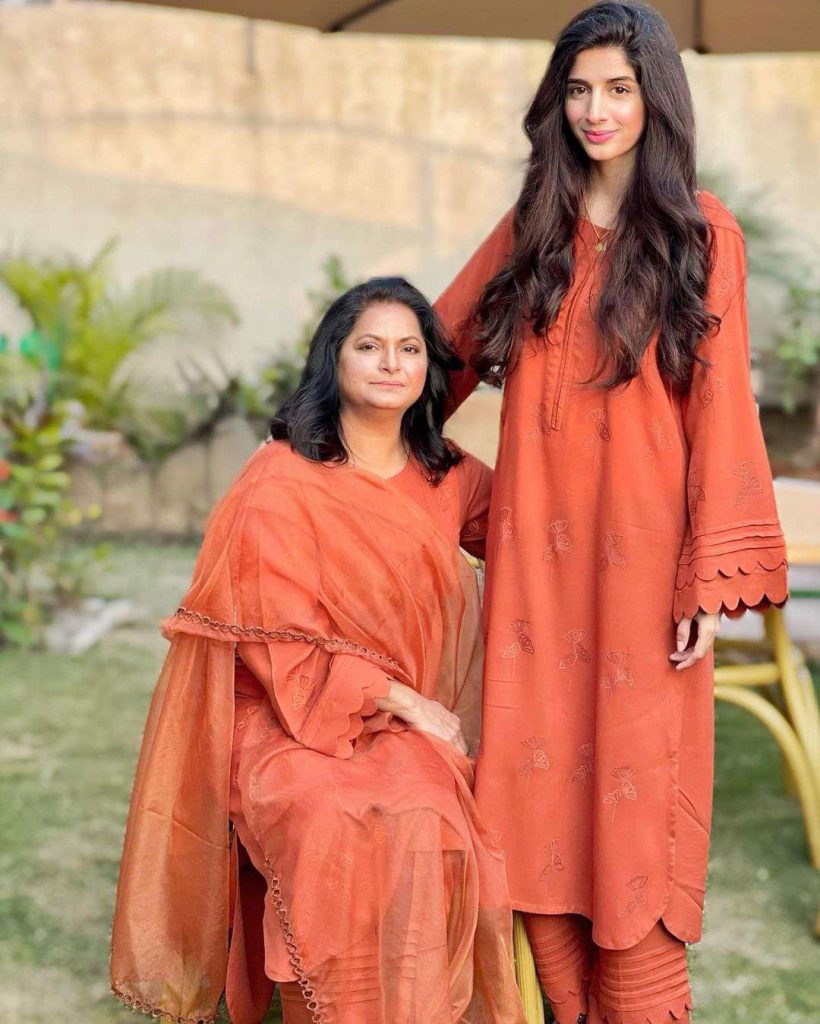 Mawra Hocane And Her Mother Are Exuding Sheer Elegance In UXM’s Latest Collection