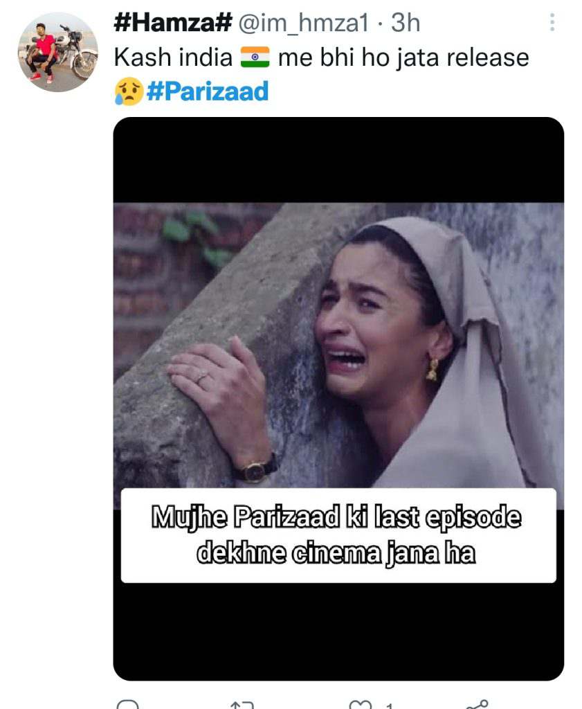 Spoiler From Cinema Screens Are Destroying The Suspense Of Parizaad’s Last Episode