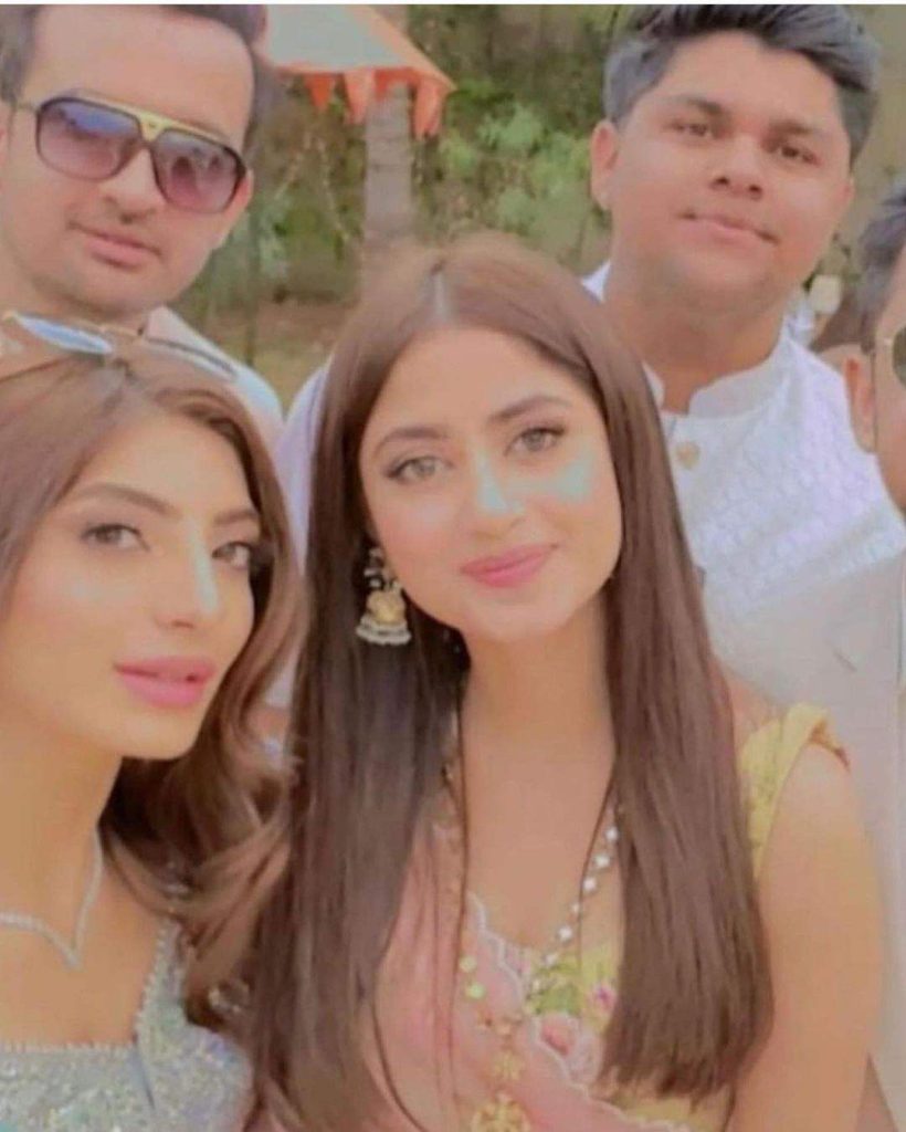 Aiman Khan, Kinza Hashmi, Urwa Hocane, And Many More Celebs Spotted At Saboor Aly’s Nikkah