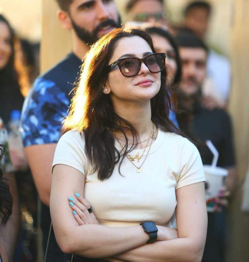 Hania Aamir Spotted At Uzair Jaswal’s Album launch, Netizens Suspect They’re Dating
