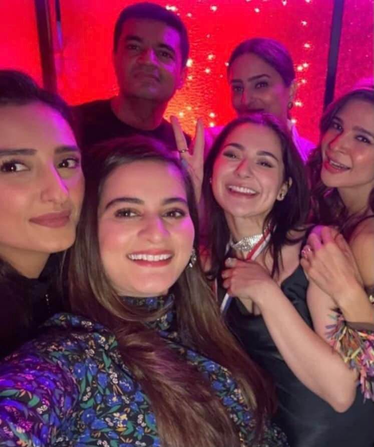 Aiman Khan, Muneeb Butt, Momal Sheikh, And Many More Spotted At Hania Aamir's Birthday Bash
