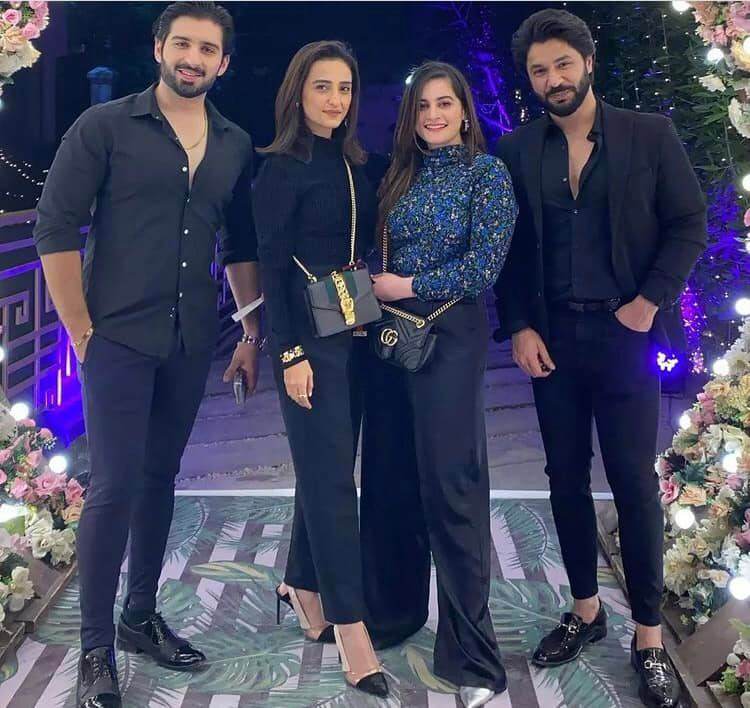 Aiman Khan, Muneeb Butt, Momal Sheikh, And Many More Spotted At Hania Aamir's Birthday Bash