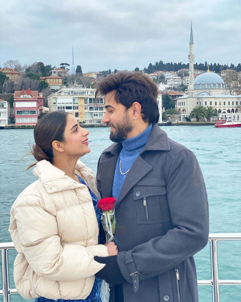 'I love You BOOBOO' Saboor Aly And Ali Ansari Wishing Valentine’s Day In Heart-warming Way: Magnificent Pictures From Turkey