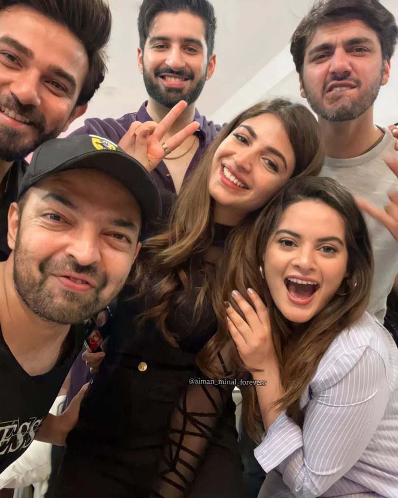 Aiman Khan and Minal Khan attend Saboor Aly's 27th birthday bash. See pics