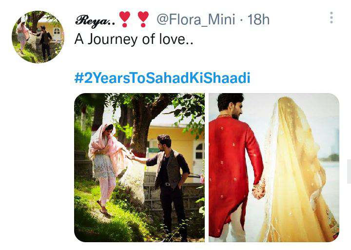 Amid reports around Sajal Aly-Ahad Raza Mir divorce, fans celebrate actress' wedding anniversary