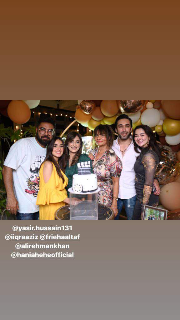 Mahira Khan, Hania Aamir, Iqra Aziz and many others glore at the star-studded birthday bash of Shazia Wajahat