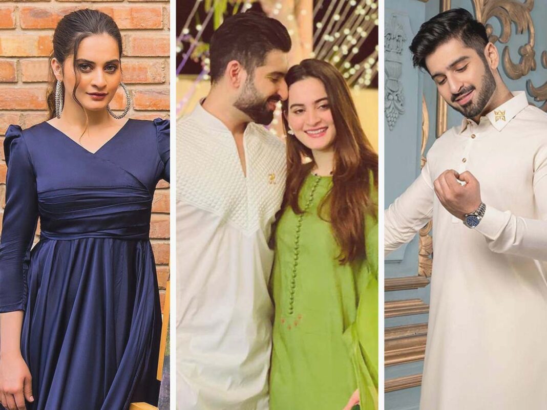 Aiman Khan And Muneeb Butt’s Beguiling Clicks From A Scrumptious Sehar Party