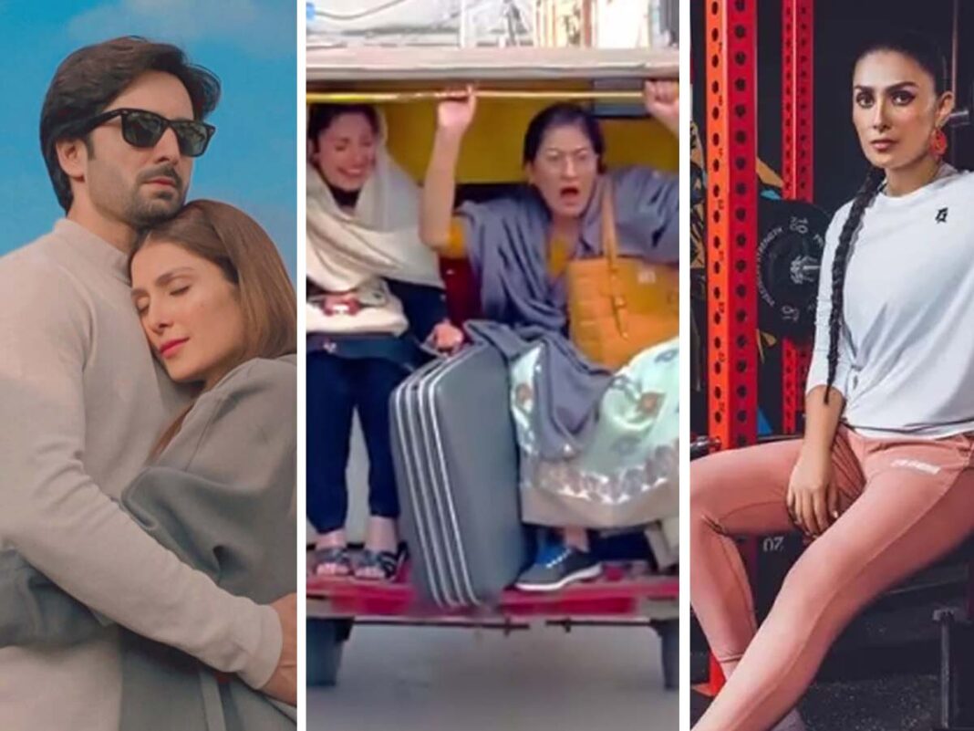 Kudos! Actress Ayeza Khan wins millions of hearts by taking a rickshaw ride like a normal person