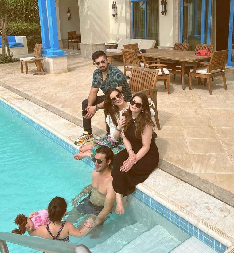 Aiman Khan shares a glimpse of Muneeb Butt and Amal's little adventure on their vacation, see pic