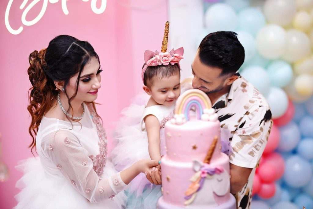 Inside Hassan Ali, Samiya Arzoo's daughter Helena's 1st birthday party in Pakistan. See pics