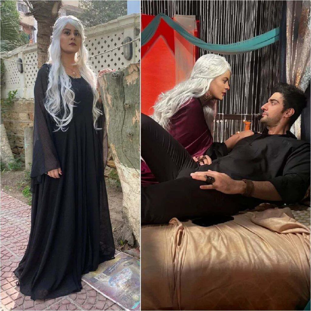 Jenaan Hussain shares some BTS moments from her upcoming drama serial Saya 2