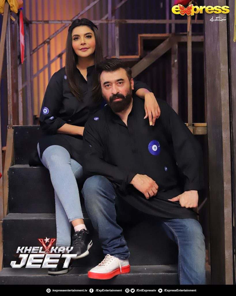 Nida Yasir and Yasir Nawaz's guest arrival in 'Khel Kay Jeet'