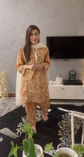 Shaista Lodhi decorated a beautiful prayer area in her home for Ramadan