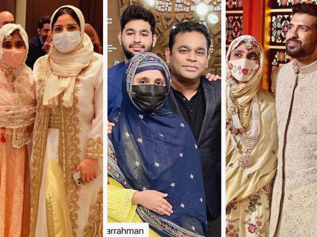 The most beautiful And inspirational pictures from the wedding festivities of AR Rahman’s daughter Khatija Rahman