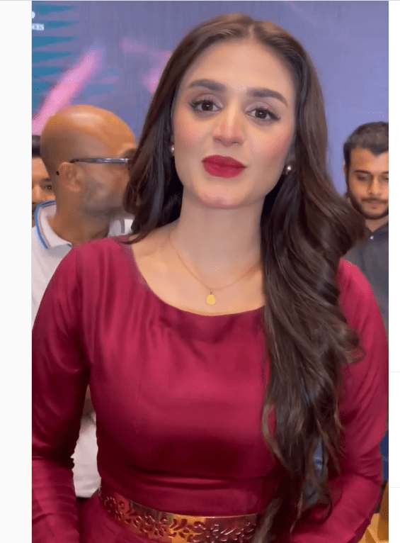 Hira Mani's Regal Look In Red Attire At Her Perfume Launch IS Winning Internet