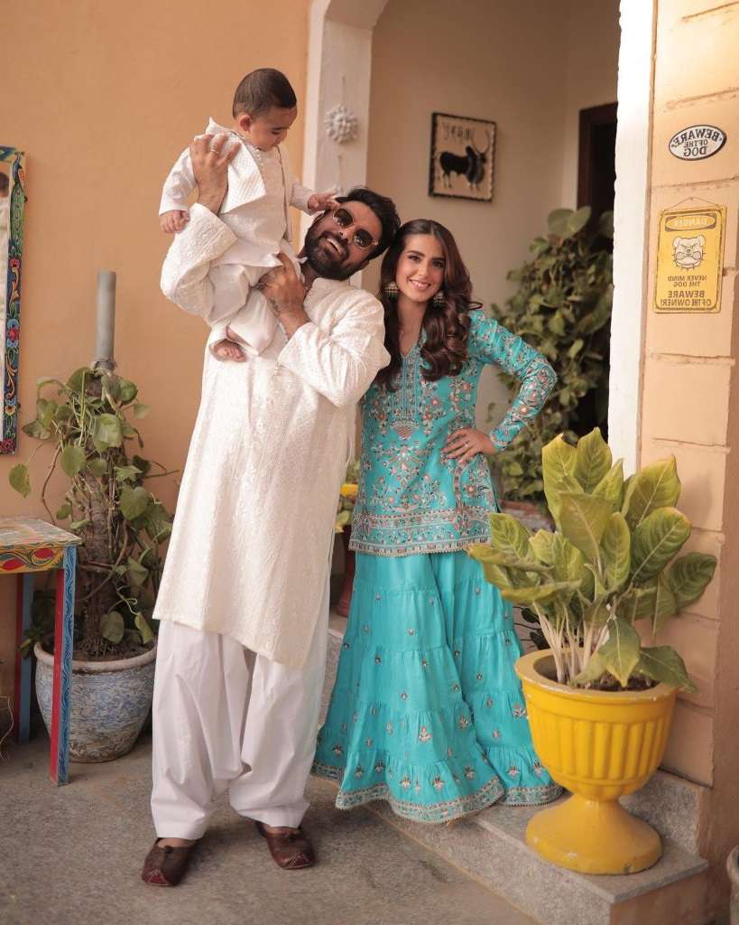 Iqra Aziz celebrates Eid with husband Yasir, sharing photos and writing- ‘Eid Mubarak’