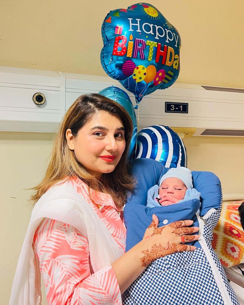 Javeria Saud’s brother Humayun blessed with a baby boy; the actress shares her happiness of becoming an aunt