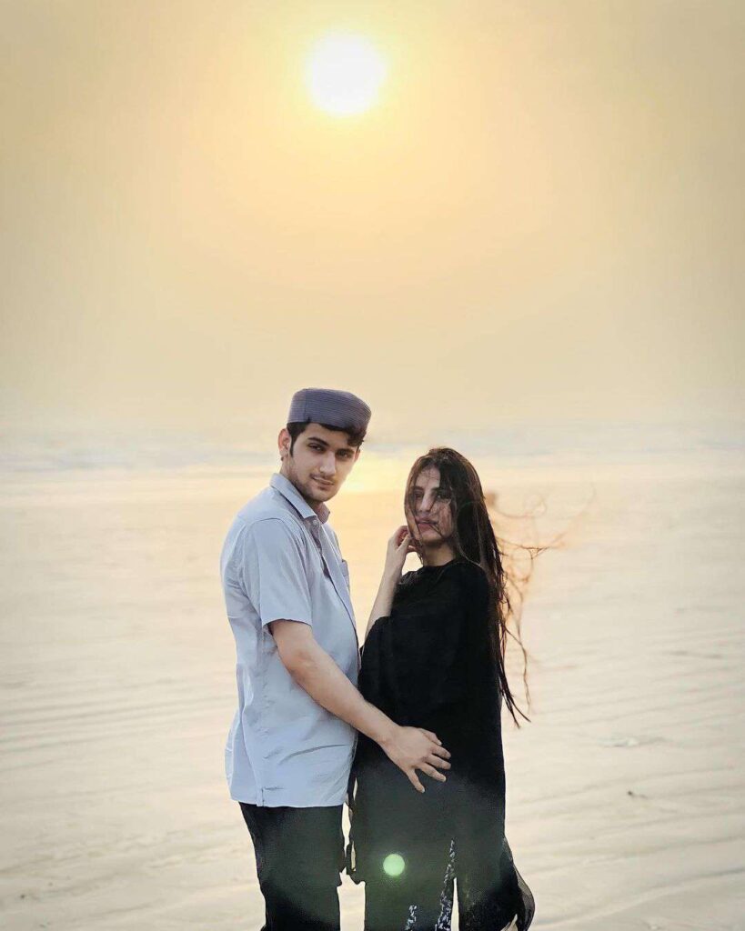 Maaz Safder and his wife Saba Abbasi are expecting their first child