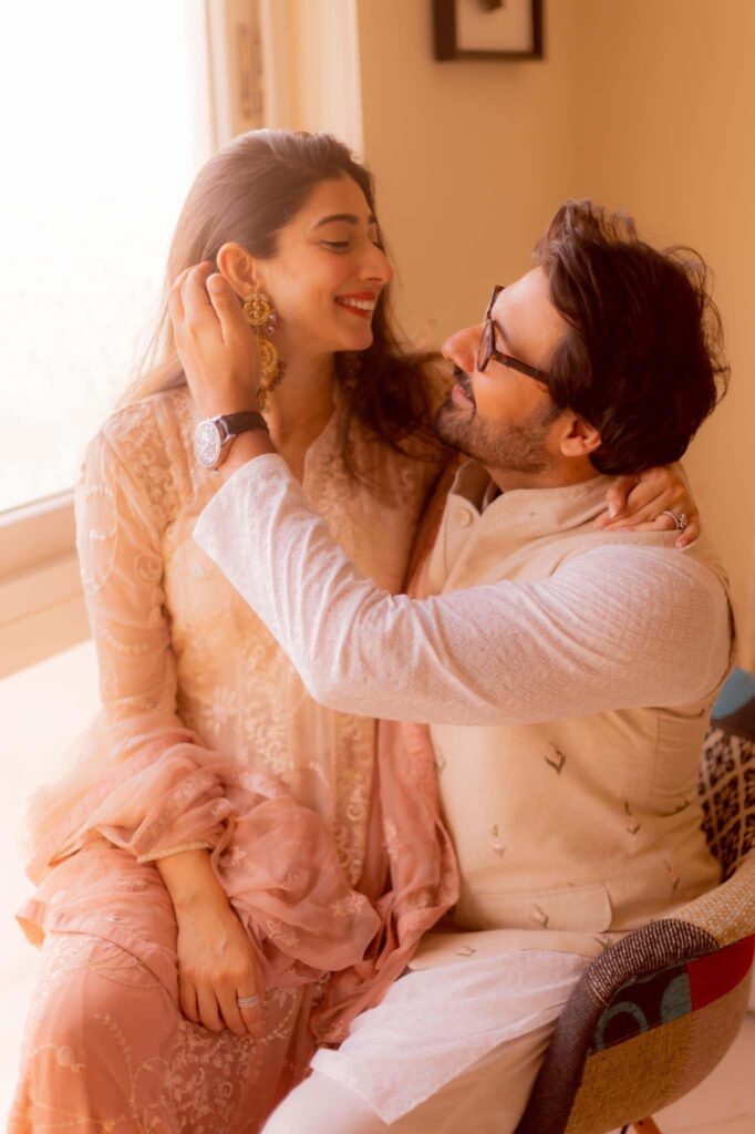 The beautiful clicks of Mariyam Nafees with husband Amaan Ahmed on Eid day 1
