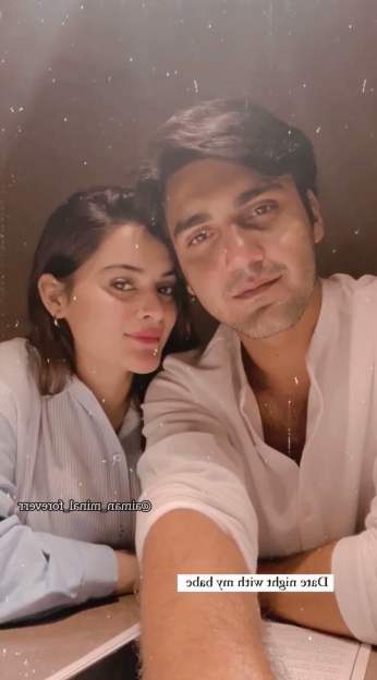 Minal Khan And Ahsan Mohsin Ikram Try Out Scrumptious Octopus On A Romantic Dinner Date