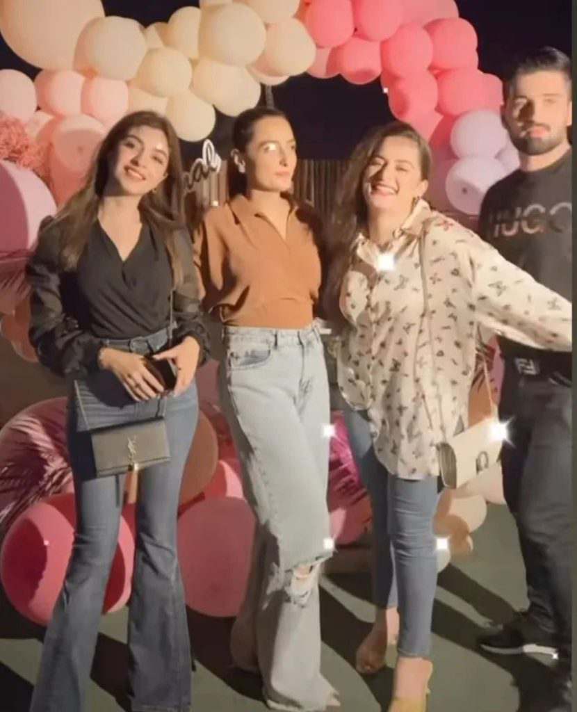Inside pics: Aiman Khan, Kinza Hashmi, and Zara Noor Abbas live it up at Momal Sheikh’s birthday party