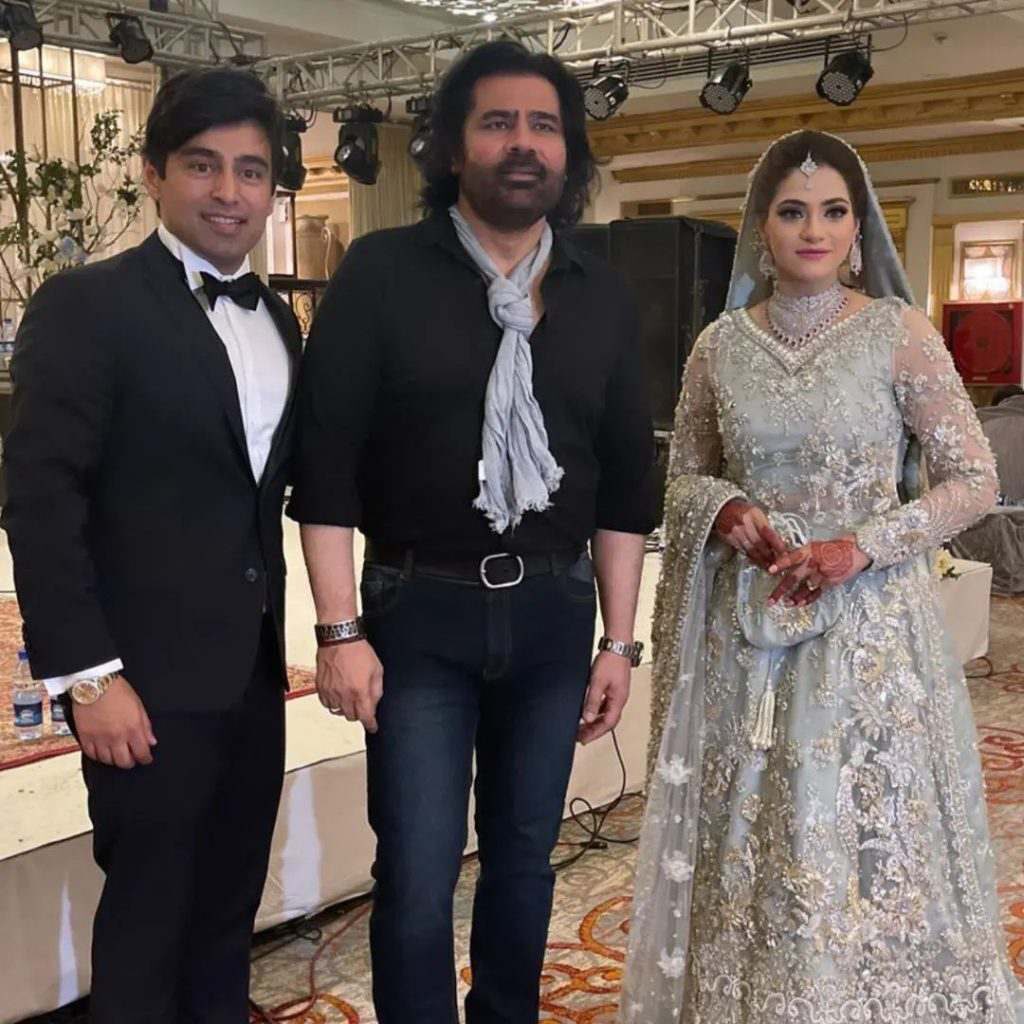 Actress Namra Shahid’s fantastic Images with husband from her walima ceremony