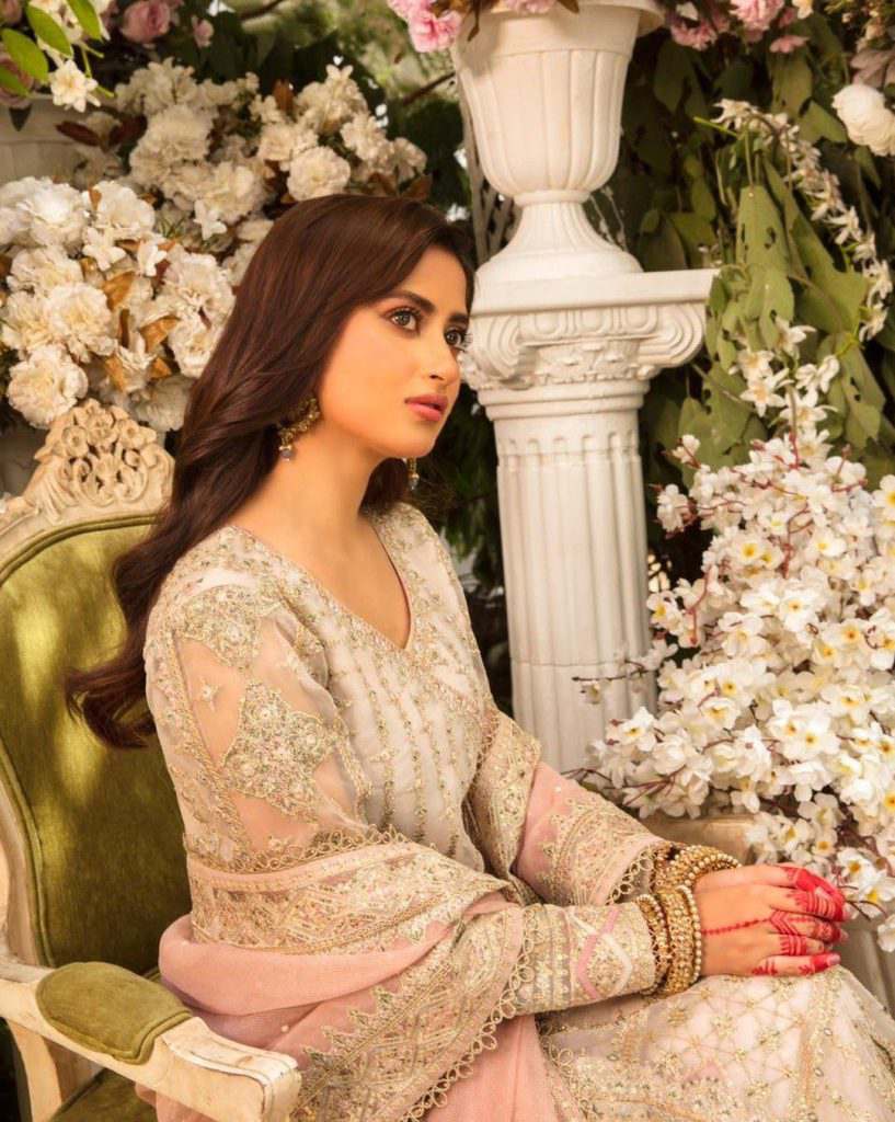 Sajal Aly’s Majestically Regal Look From Her Latest Shoot For Brand Qalamkar