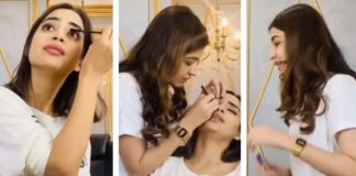 Kinza Hashmi glams up her bestie Saboor Aly, watch mesmerizing video