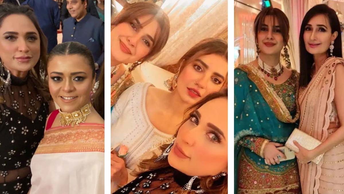 Kubra Khan and Maria Wasti’s identical looks from a Wedding
