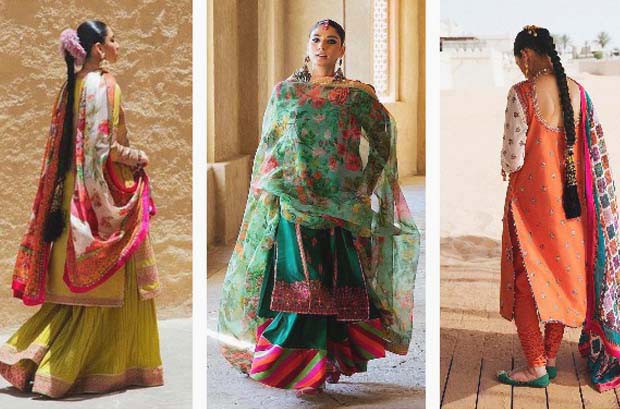 Ramsha Khan’s stunning pictures in Hussain Rehar’s latest Eid collection