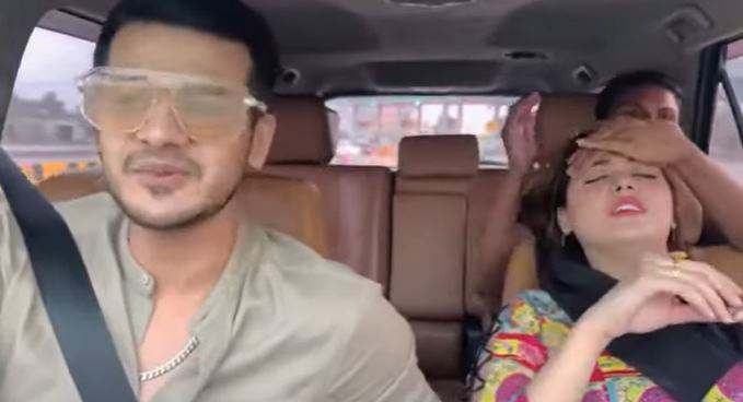 Kanwal Aftab and Zulqarnain Sikandar on the hit list of trollers – a viral video in car become trouble