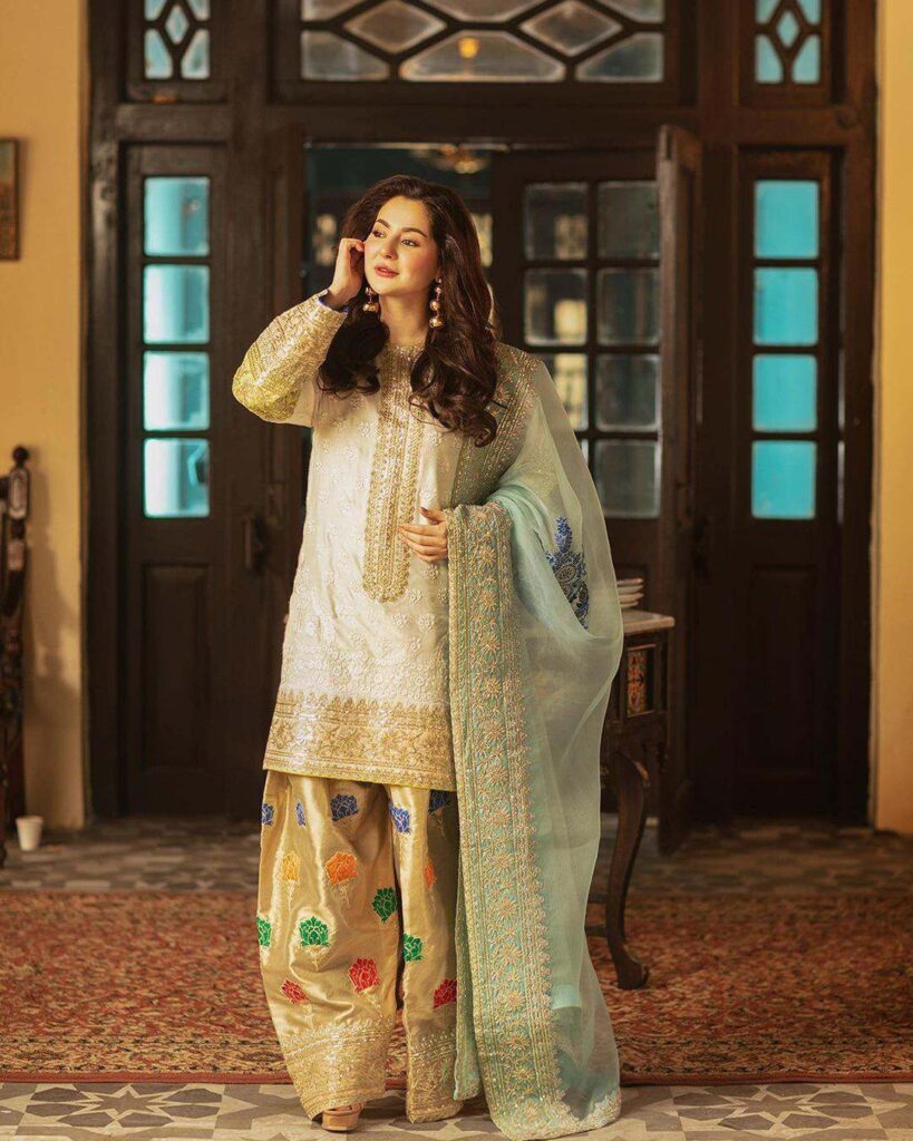 Hania Aamir’s deluxe look featuring Ali Xeeshan's new wedding collection