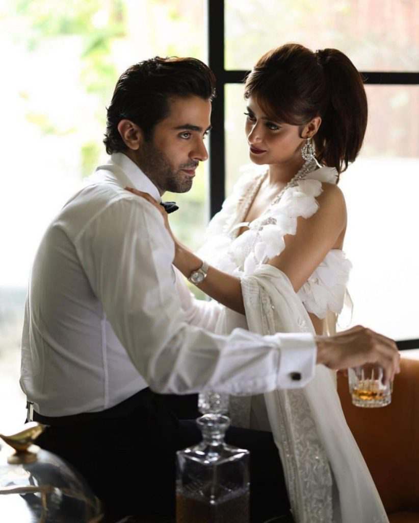 Sajal Aly, Sheheryar Munawar wow fans with steamy photoshoot: See Photos