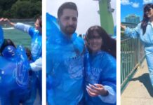 Ayeza Khan and her husband Danish celebrated their 8th wedding anniversary at Niagara Falls Canada