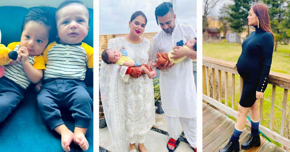 Zohreh Amir’s enchanting snaps with twins babies