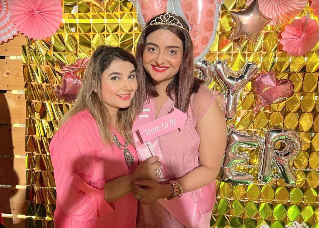 Javeria Saud spotted at the baby shower of her bestie