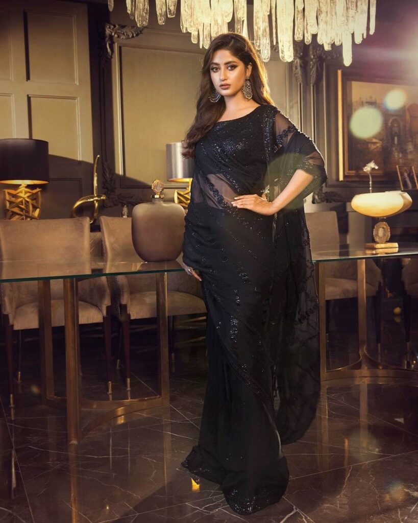 Sajal Aly leaves jaws dropped in a stunning black saree