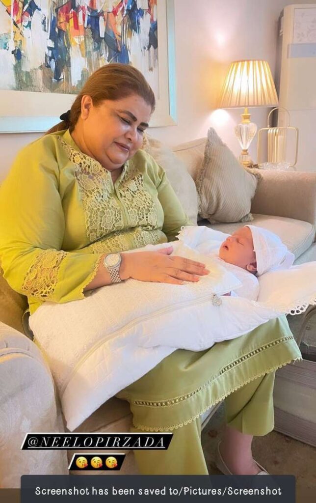 Shehroz Sabzwari and Sadaf Kanwal new born daughter Syeda Zehra Sabzwari met her khalas and Phuppos