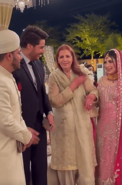 Inside pics from Ahsan Khan's sister's wedding reception