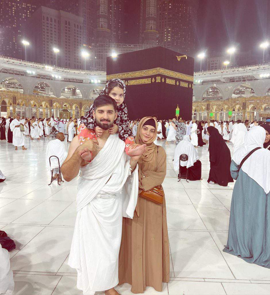 Aiman and Muneeb's pictures from Umrah tour