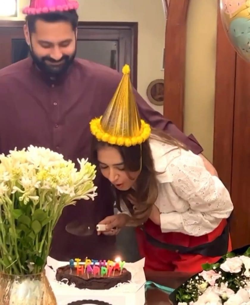 Mansha Pasha and Jibran Nasir throw an intimate birthday party: View splendid pictures