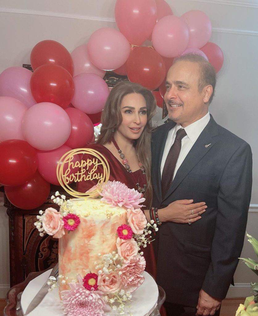 Reema Khan rings her 50th birthday with husband Tariq Shahab and it’s all about love, smiles, happiness