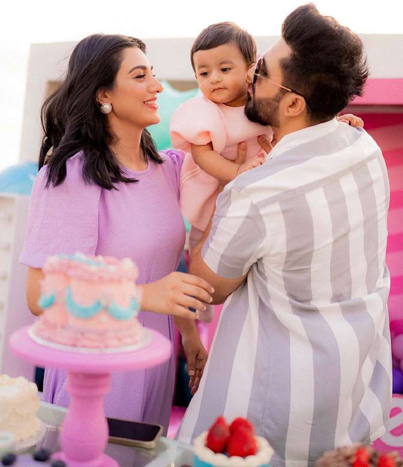 Sarah Khan celebrates daughter's first birthday