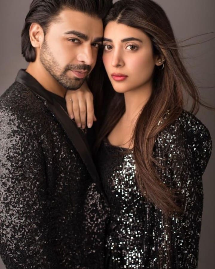Inside pics of Urwa Hocane and Farhan Saeed from Nida Yasir's show are dreamy
