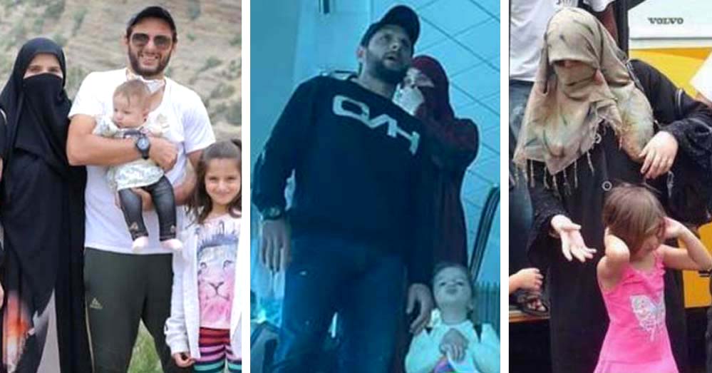 Shahid Afridi’s latest pictures with wife and daughters are truly a sight for the sore eyes
