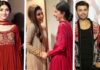 Urwa Hocane gets special support system at the premiere of Tich Button Marwa and mama Razia attend premiere
