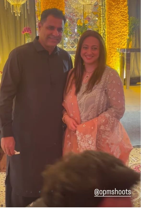 Pakistani cricketers spotted with wives at Inzamam Ul Haq’s daughter's wedding