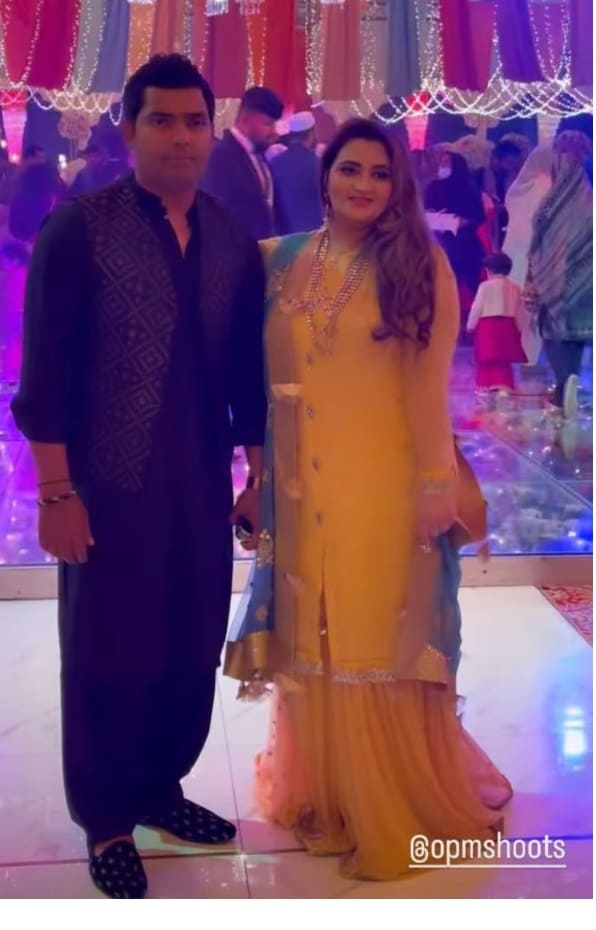 Pakistani cricketers spotted with wives at Inzamam Ul Haq’s daughter's wedding