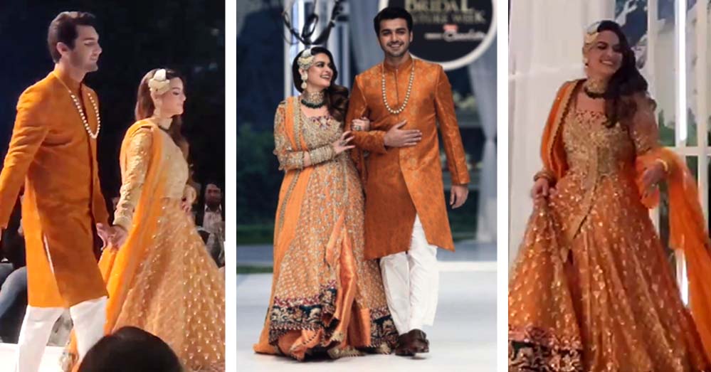 Minal Khan and Ahsan Mohsin Ikram walked together at BCW2022